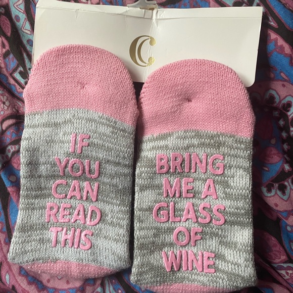 bring me a glass of wine socks - Picture 1 of 2